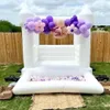 4x4m (13.2x13.2ft) en gros PVC Jumper Enfants Gonflable Blanc Bounce House Avec Ball Pit Piscine Mariage Château Gonflable Enfant Videur Pour Enfants Play Center