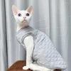 Cat Costumes Sphinx Jumpsuit Hairless Sweater Thicken Cotton Vest Winter Warm Sphynx Comfortable Clothes
