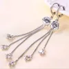 Dangle Earrings Real 2.6 Carat Moissanite Drop For Women S925 Sterling Silver Diamond Tassel Earring Fine Jewelry Oorbellen