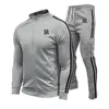 Tracksuit Men Dwuczęściowy zestaw mężczyzn garnitur man marka sportowa marka Zestaw Set Bluza Spity Zestaw Jogging Male Set Joggers Suit 240129