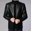 Veste de costume en cuir pour hommes, Blazer Slim, manteau Pu, mode Streetwear, vestes décontractée, vêtements d'extérieur pour hommes, fermeture éclair, 240130