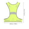 West Cycling Reflective Vest Men 안전 높은 가시성 보호 러닝 밤 동안 여성 조끼