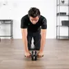 Bauchmuskel-Roller mit Matte, geräuschlos, für Muskeln, doppelrädriges Training, Fitness-Trainingsgerät 240127