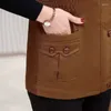 Gilets pour femmes Printemps et automne gilet femmes grande taille moyen âge gilet veste décontracté maman porter en vrac extérieur portant un manteau sans manches