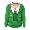 Männer Hoodies Irland Poster 3d Gedruckt Pullover Atmungsaktive Lange-sleeve O Neck Sweatshirt Harajuku Hip-hop-stil Streetwear top Männer Kleidung