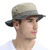 VOBOOM Панама для мужчин из промытого хлопка, уличная панама, летняя кепка для рыбалки и охоты, UV400, солнцезащитные кепки, панама, 240126