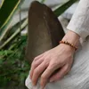 Strand Lao Liao Ya Bai Mu Men's And Women's Buddha Beads Handstring Sandalwood Personalized Cultural Amusement Bracelet