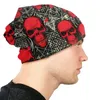 Berets Occult Theme Skull Skeleton Washed Thin Bonnet Cycling Street Skullies Beanies Men Women Hats