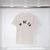 Tasarımcı Moda Gündelik Chaopai Classic 2023 İlkbahar ve Yaz Yeni Kısa Kollu T-Shirt Erkek ve Kadın İşlemeli Üç Boyutlu Mektup Günlük Gevşek Üst