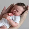 BZDOLL Realistic 48cm Soft Silicone Asleep Reborn Baby Doll With 3Dpainting Skin Alive 19inch born Bebe Cute Birthday Gift 240122