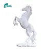 Resin Statue Golden White Black Horse Figure Nordic Abstract Ornaments For Figurines For Interior Sculpture Room Home Decor 240202