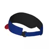Berets Liechtenstein Flag Style Summer Air Sun Hat Visor UV Ochrona Najpty Sport Golf Running Suncreen Cap