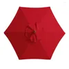 Parapluies 6 os Parasol Parasol Surface sans support 2m tissu remplaçable imperméable Protection UV pour jardin de plage extérieur