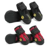 Truelove Pet Boots Chaussures pour chiens durables étanches avec des sangles réfléchissantes pour petit moyen moyen 240119