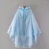 Jackets 2024 Halloween Children Mesh Hooded Cloaks Windproof And Sunscreen One Button Cloak Xmas Party Performance Cape