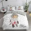 Conjunto de cama apanhador de sonhos, elegante, boêmio, capa de edredom, colcha étnica completa, solteiro, casal, king, edredom 240131