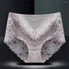 Damesslipje Dames Kant Bloemen Slip L XL XXL XXXL XXXXL Grote maten Vrouwelijk ondergoed Sexy lingerie Ademend Bloem Oversize