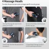 KICA 3 Double tête pistolet de massage électrique masseur de corps professionnel Fitness pistolet musculaire masseur à Percussion haute fréquence profonde 240131