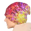 Berets Image Of Metallic Colorful Sequins Look-Disco Ball GlitterPattern Knit Hat Luxury Cap Girl Men's