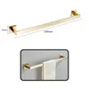 Geborsteld goud Hardware Set Badkamer Plank Handdoekrek Robe Hook Toiletpapierrolhouder Zwart Badkameraccessoires Sets 4 stuks 240202