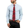 Noeuds papillon rouge noir Plaid cravate lignes imprimer fête de mariage cou mâle Cool mode cravate accessoires qualité imprimé col