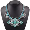 Necklace Earrings Set Arrival Design Fashion Brand Statement For Women Bib Black Chain Chunky Big Pendant Jewelry