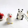 Serviessets 2 stuks keramische zoutstrooier peper cartoon panda eendvormige kruidencontainer