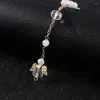 Länkarmband Komi Pearl Rose Bead Armband Religion Jesus Little Angel Rosary Christianity European European Europe Subuly R-163