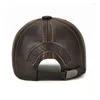 Ball Caps Men Real Cowhide Leather Baseball Male Autumn Winter Natural Cow Hats Good Quality Casual Cap