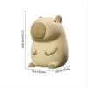 Table Lamps Soft Glow Animal Lamp Rechargeable Sleep Light For Bedroom Cartoon Capybara NIghtlight Children's Room Dropship