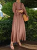 エスニック服イスラム教徒の堅実なドレス女性のためのファッションアバヤ