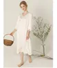 Vrouwen Nachtkleding V-hals Nachthemd Vrouwen Badjas Gown Elegante Jurk Nachthemden Zomer Lingerie Sleepshirt Gewaad Loungewear