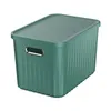 Sundries Storage Boxes with Lid Light Luxury Snacks Toys Basket Household Wardrobe Organizer Clothes Nordic Solid Color 240125