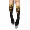 Femmes chaussettes rétro Mona Lisa pour unisexe célèbre peinture à l'huile Art drôle heureux hommes décontracté hiver printemps Skarpetki Sox