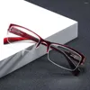Okulary przeciwsłoneczne Opieka wiosenna zawias Ultralight Okulary czytanie okularów Presbyopia okulary diamentów
