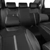 Housses de siège de voiture universelles en cuir et tissu maillé, adaptées à la plupart des accessoires d'intérieur de camion SUV