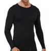 Sport Compressie Shirt Man Basketbal Fitness Sneldrogend Gym T-shirts Heren Lange Mouw Hardlopen Elastische Training Tights Workout 240201