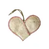 Pendant Necklaces Vintage Baseball Heart Tree Hanging DIY Handmade Jewelry Large Hole Beads Valentine's Day