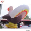 Großhandel Outdoor-Aktivitäten Riesiger Werbe-aufblasbarer Truthahn 6 m 8 m Cartoon-Tier-Maskottchen-Huhn-Modell Blow Up Truthahn zum Erntedankfest