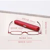 Sunglasses YCCRI Mini Portable Metal Reading Glasses With Box Womern Men Eyeglasses Eye Care Reader Frame 125 To 375