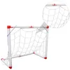 Piłka nożna Zabawne cele Dzieci Mini Toys Football Gates Portable PVC Toddler Uzdrowica Trening 240127