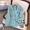Abiti da donna 2024 Blazer coreani Cappotto per abbigliamento Primavera Autunno Blazer corto Giacche da ufficio Top 48