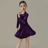 Stage Wear 4 Colors National Standard Ballroom Dance Dresses Girls Latin Performance Dress Samba Clothes DWY9648