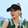 Bérets Summer Sun Hat Visor Ajusteur UV Protection Top Musique vide Musique Treble Clef Sport Cap