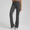 lululemen Pantalon de yoga évasé taille très haute, doux au toucher, léger, extensible dans les quatre sens, anti-transpiration, jambes larges, pleine longueur, 1008ess