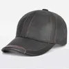 Ball Caps Men Real Cowhide Leather Baseball Male Autumn Winter Natural Cow Hats Good Quality Casual Cap