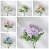 Decoratieve bloemen hortensia paardenbloem nep kunstzijde voor bruiloft decoratie woondecoratie Flores 30cm 5 takken/boeket