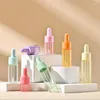 収納ボトル50pcs 5ml 10ml 15ml 20mlガラスドロッパーボトルJarバイアル空の補充可能なエッセンシャルオイルピペット