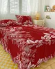 Bed Skirt Christmas Pine Needles Leaves Cones Fitted Bedspread With Pillowcases Mattress Cover Bedding Set Sheet