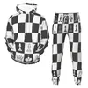 Schach 3D Gedruckt Herren Trainingsanzug Sets Casual Hoodie Hosen 2 stücke Sets Übergroßen Pullover Streetwear Frühling Herbst Mann Kleidung 240202